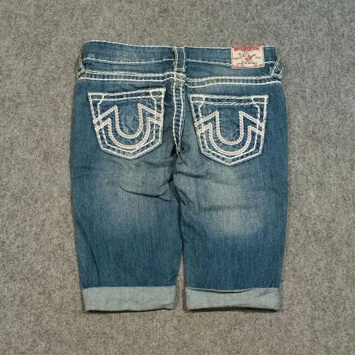 Celana pendek jeans pria TRUE RELIGION size 26 second