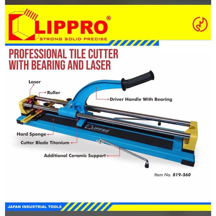 LIPPRO Alat Potong Granit Keramik Manual 60cm / 100cm | Tile Cutter Lipro 819-S60 / 1 Meter