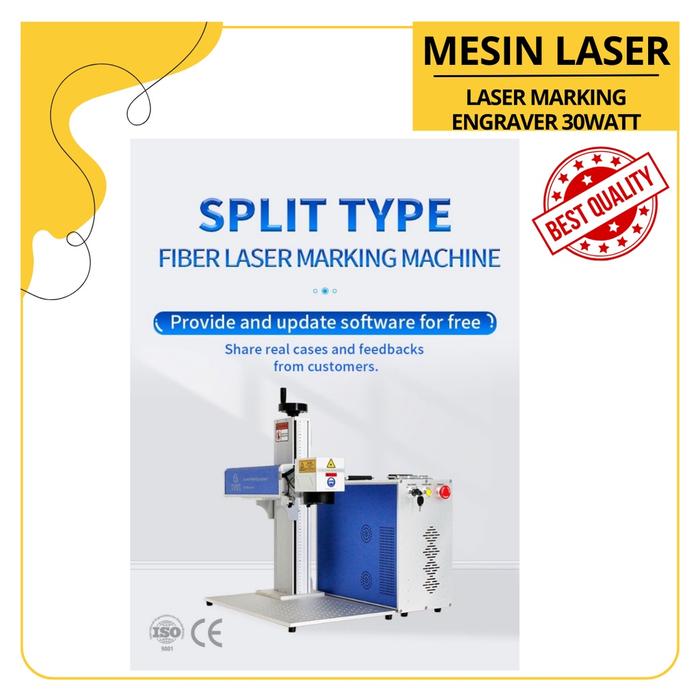Mesin Laser Fiber Marking/Mesin Laser Marking/CNC Laser/Mesin Grafir Botol