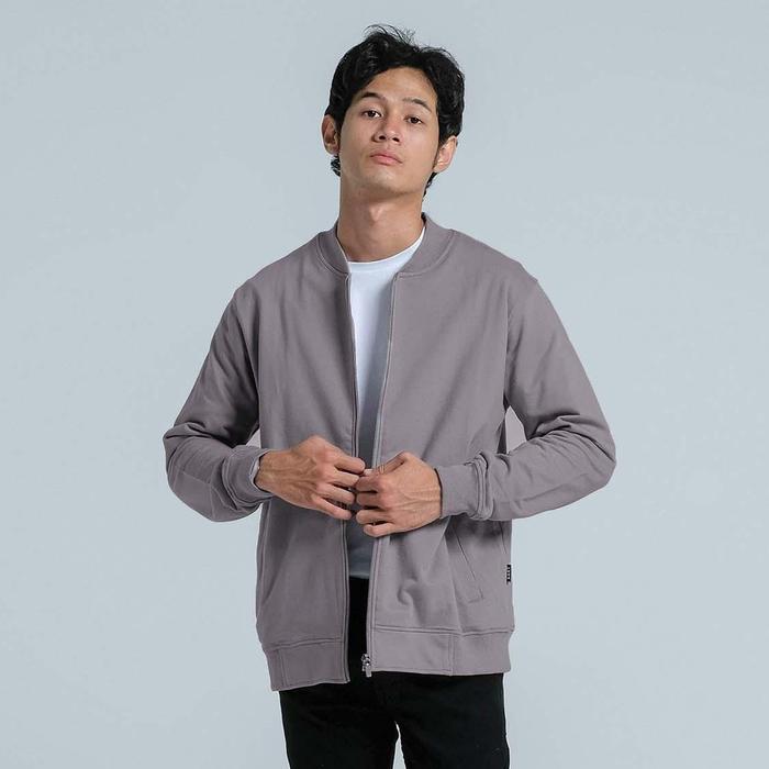 Jaket Zipper Fit Unisex JB Jacket Bary Taupe
