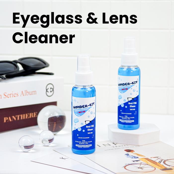 WONDERKIT EYEGLASS CLEANSER CAIRAN PEMBERSIH KACAMATA ANTI KABUT EFEK DAUN TALAS