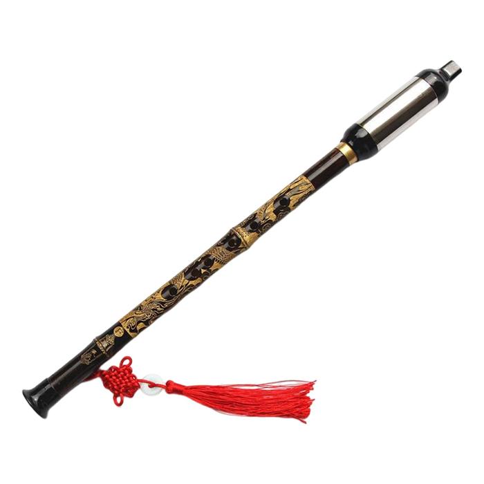 Bawu Pipe Tune G Bawu Flute with Tassel Vertical Blown Bamboo Bawu