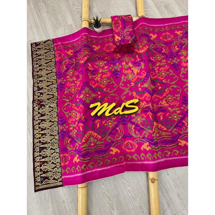 MdS Kamen Sutra Mastuli Tumpal Songket Rebong original Set Selendang Besar