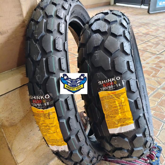 Ban shinko E200 130/80-18 180/80-14 hyosung yamaha tw
