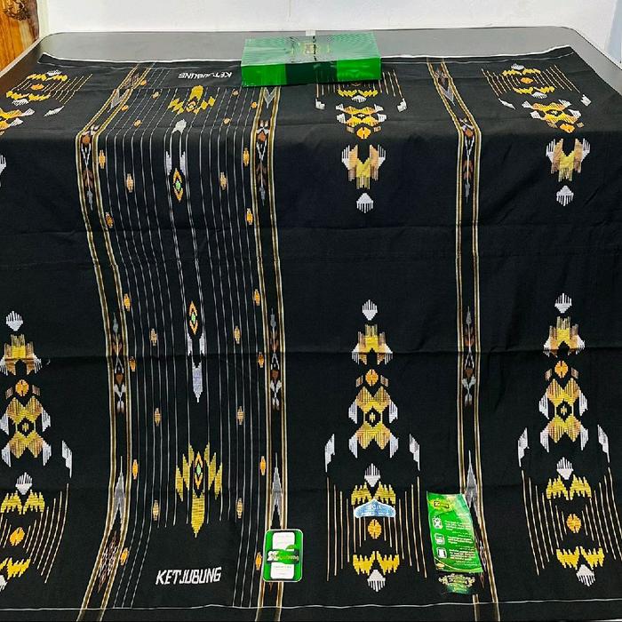 Sarung ketjubung scp sgd sgw green Motif songket