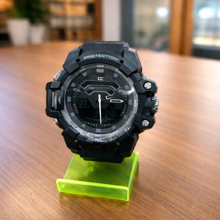 jam tangan Digital analog DA-5005M Black anti air garansi resmi original