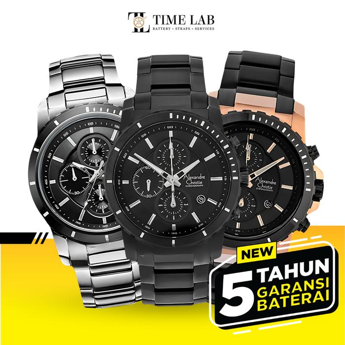 JAM TANGAN ALEXANDRE CHRISTIE AC 6141MC / AC 6141 MC / AC6141 / AC 6141MCR PRIA ORIGINAL