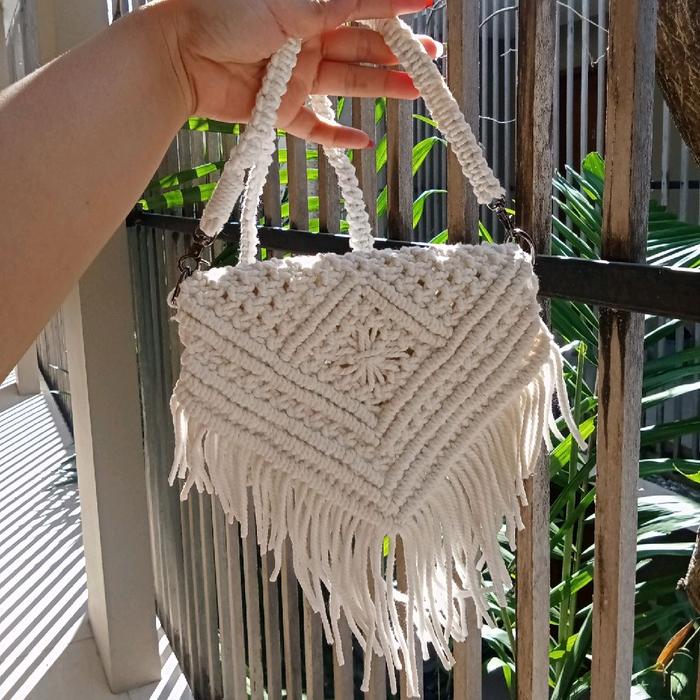 khybagscollection/ tas macrame / tas benang / tas rajut/ tas katun