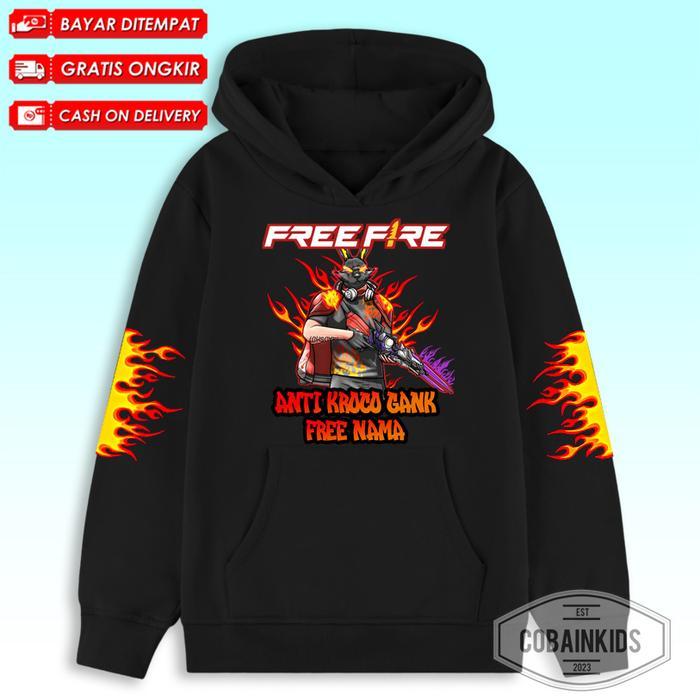 ( BISA COD ) Jaket Hoodie Anak FF FREE FIREEE ELITE SULTAN BUNDLE KELINCI SG 2JT UNISEX  / Jaket Hoo