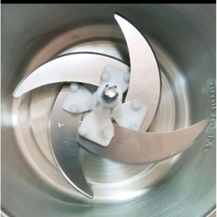 Blender Daging Stainlees Steel 2 Liter / Blander Food Chopper Stainless / Meat Grinder Stainles Kuat