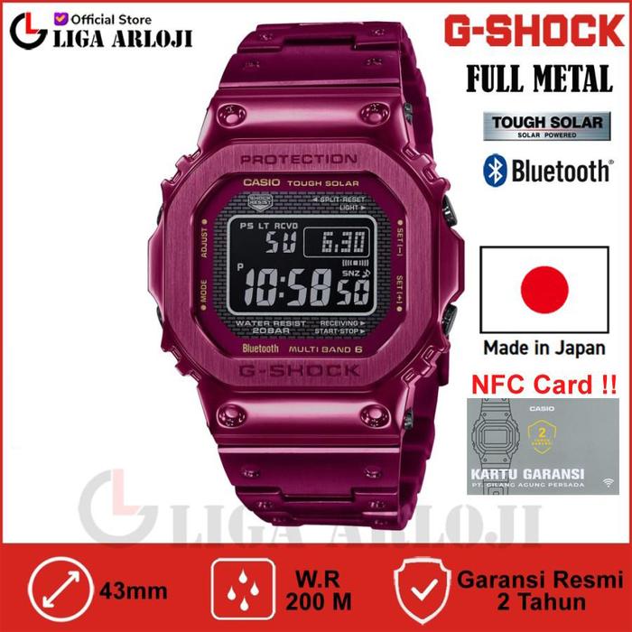 Casio G-SHOCK GMW-B5000RD-4DR Jam Tangan Pria Metal GSHOCK GMWB5000 GMW-B5000RD-4 GMW B5000RD 4DR