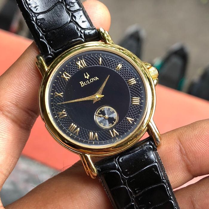 Bulova Small Second 34mm Quartz Swiss Ronda Movement
