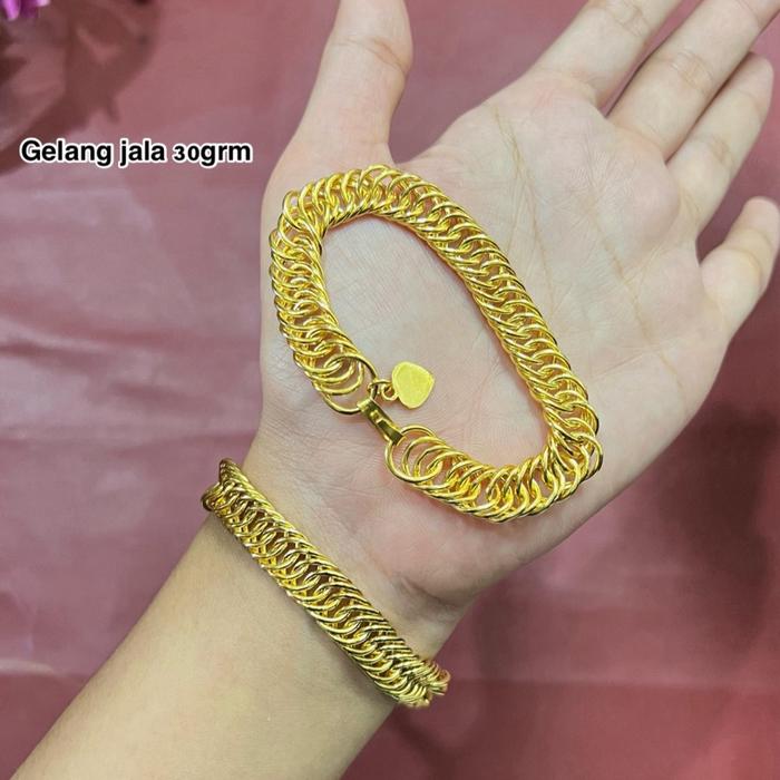 GELANG rantai jala koin 91