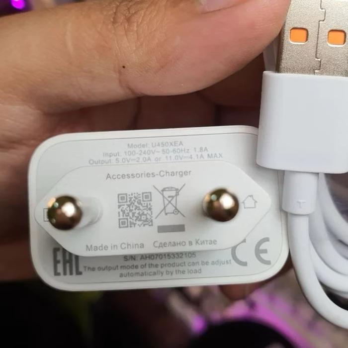 Travel Charger INFINIX 45W Original Super Fast Charging USB To Type C