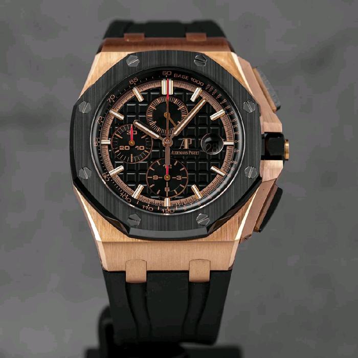 JAM TANGAN AP ROYAL OAK OFFSHORE CHRONOGRAPH 44MM NOVELTY ROSEGOLD