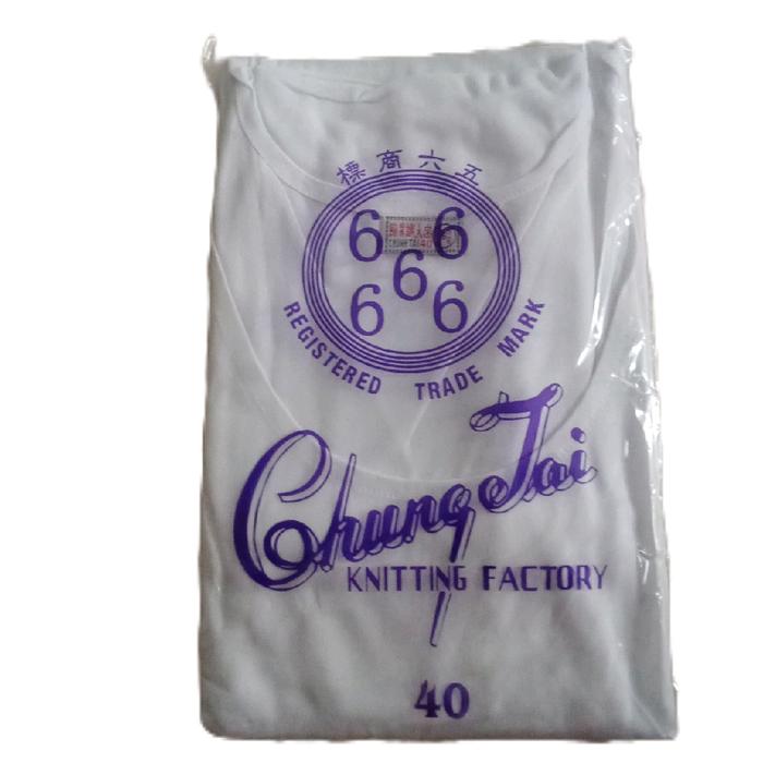 CHUNG TAI Oblong Sutera (66666) size 34. 36.38.40.42 isi 3 pis