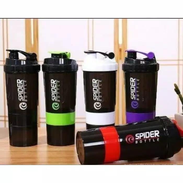 Botol Minum Shaker Spider 600Ml Shaker Blender Bottle Smart Shaker