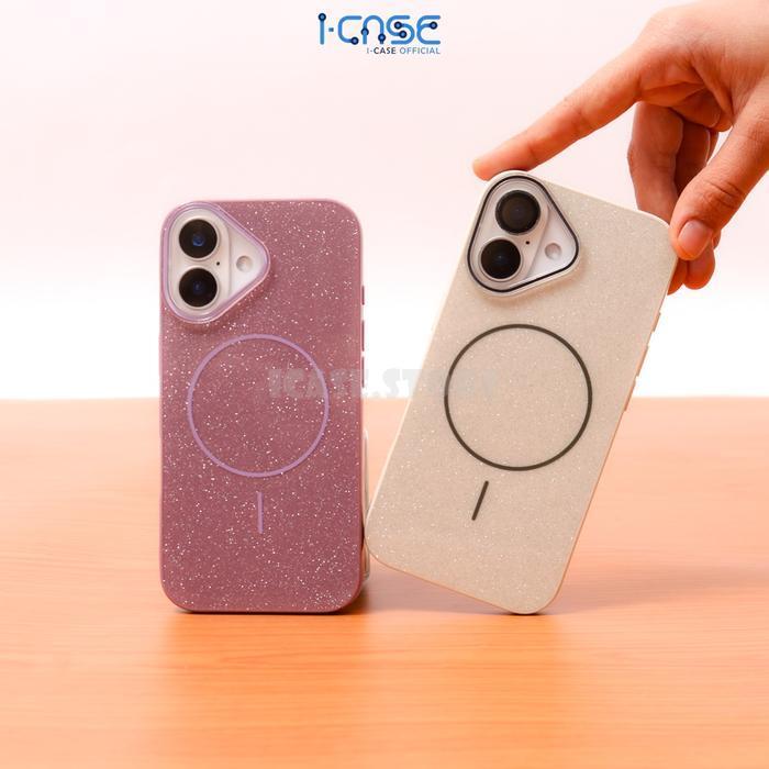 Cilupbah Glitter Bling Magnetic Case For Iphone 11 12 13 14 15 16 Plus Pro Max Terbaru