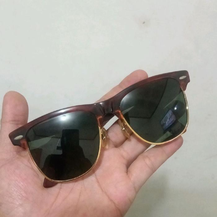 Kacamata sunglasses Vintage Rayban USA BL Wayfarer Max Tortoise Eyewear