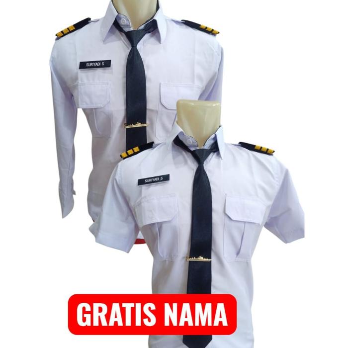 Kemeja Pelayaran/Seragam Pelayaran/Hem Pelayaran/Pdh Pelayaran/Kemeja