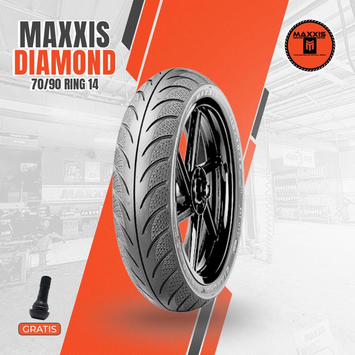 BAN MAXXIS DIAMOND Ring 14 Satuan/Sepasang Tubeless