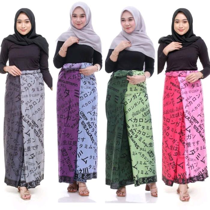 Sarung Wanita Pria Goyor Motif Jepang Sarung Motif Korea Sarung Santri Putri,Sarung Viral