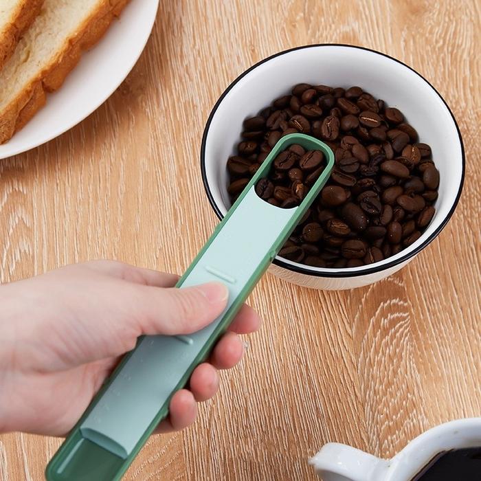 Sendok Dapur Presisi Sendok Takar Adjustable 2in1 dengan Skala Japanese Baking Tools
