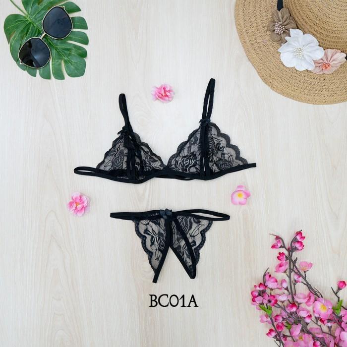 Braset Bra Cd Thong Gstring Set Seserahan Seksi Daleman Wanita Bc01A