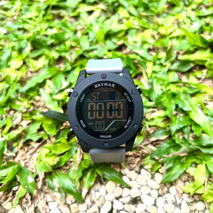 (Osaka Watch) Jam Tangan Digital SKYMAX Strap Ruber Water Resist 2211