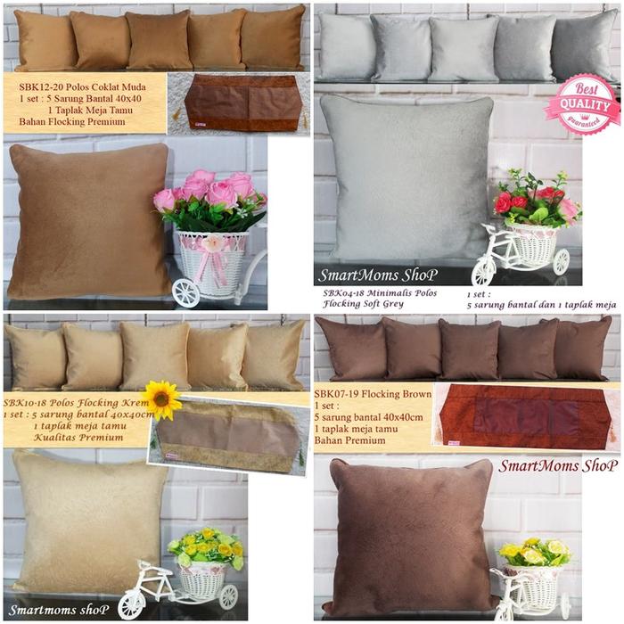 Sarung Bantal Sofa Minimalis Modern Sbk Set Bahan Sofa Polos Bagus Murah