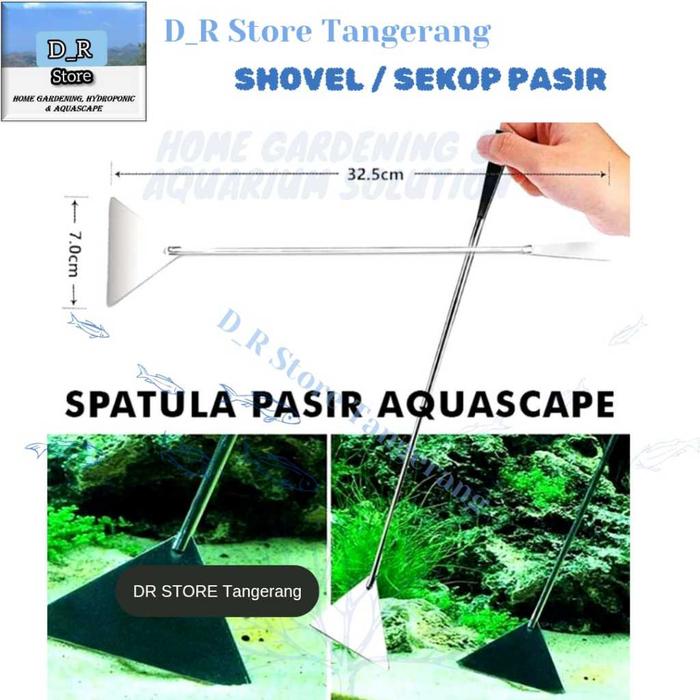 Spatula Sekop Pasir Soil Aquascape DR TGR