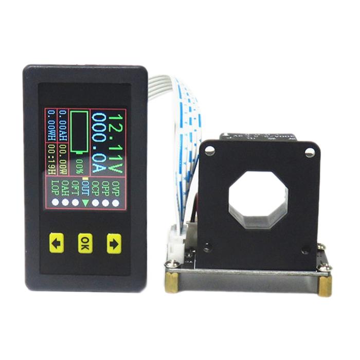 DC 90V 500A Digital Voltmeter Ammeter Voltage Current Kwh Watt Meter