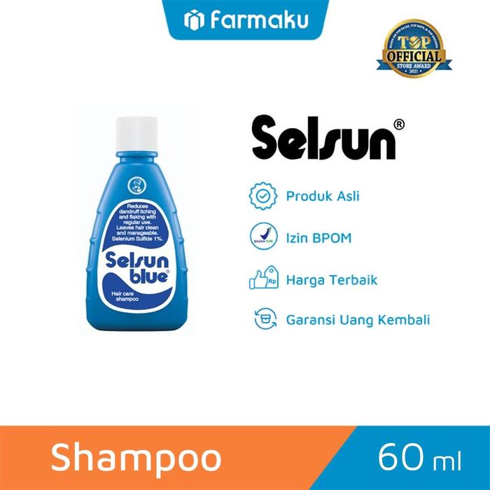 Selsun Blue Shampoo Botol 60 ml