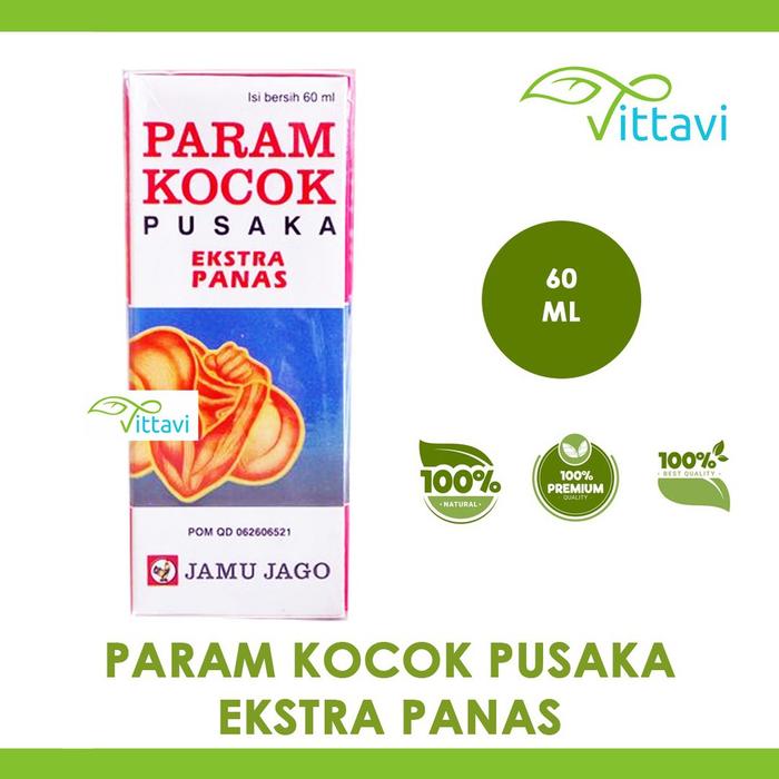 Koyo Cair Parem Param Kocok Pusaka Cap Jago- Meredakan Nyeri Encok, Salah Urat, Dan Keseleo