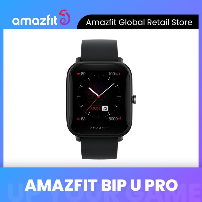 Original Global Amazfit Bip U Pro Smartwatch 1.43 inch 50 Watch Faces