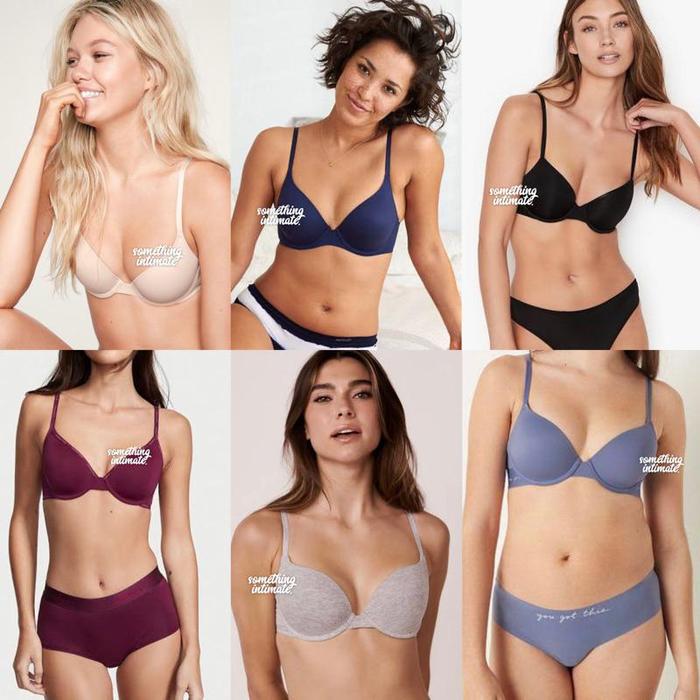 Maidenform / C&A / Aerie / MS / VS Ultrasoft Perfect Plunge Fit Flex Back Modern Demi T-Shirt Bra / 