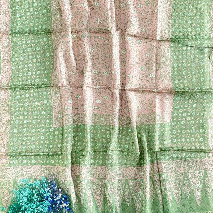 KAIN BATIK VISCOSE FISKOS SLENDANG JUPRI MOTIF AYUAN 3METER BAJU GAMIS TERBARU KHAS CIREBON TRUSMI A