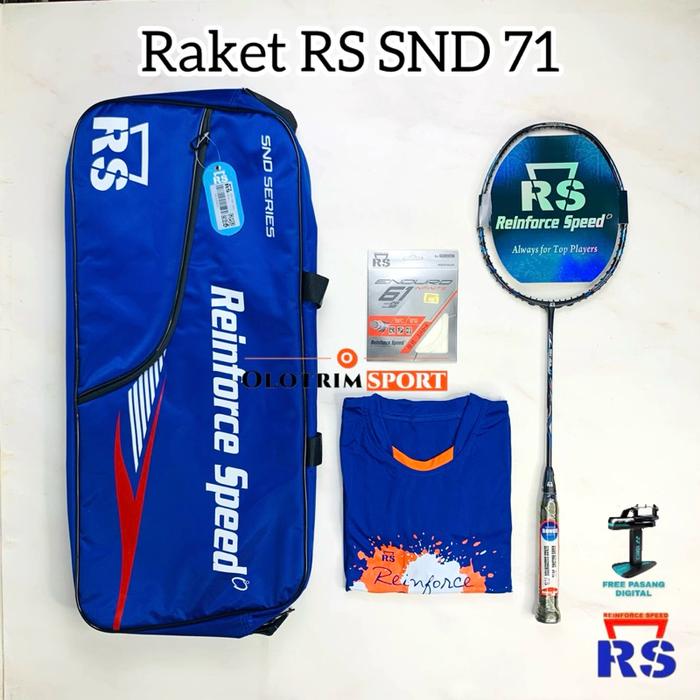 Raket Badminton RS SND 71 Original 85gr Bonus