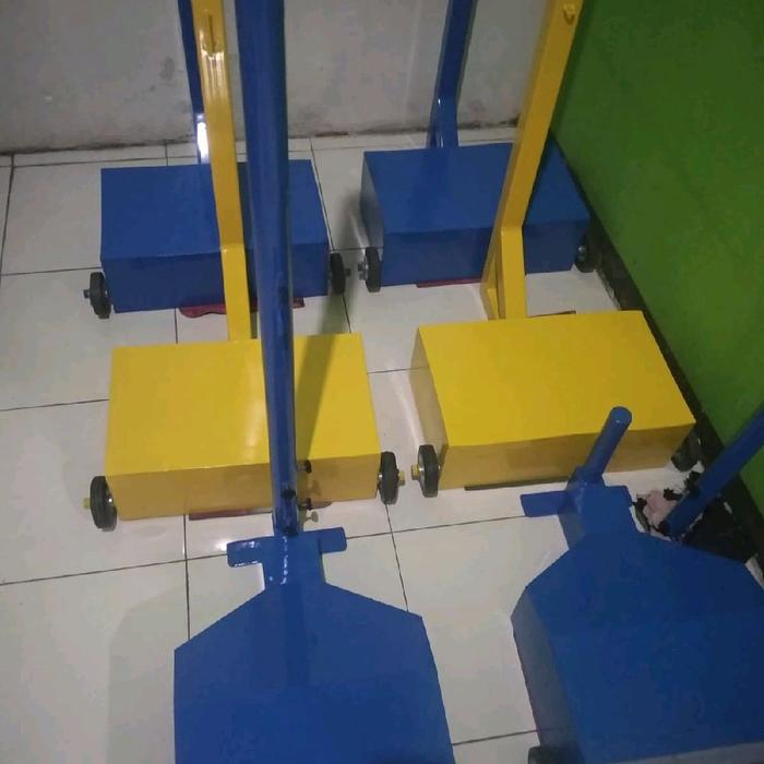 Tiang net badminton 1 set
