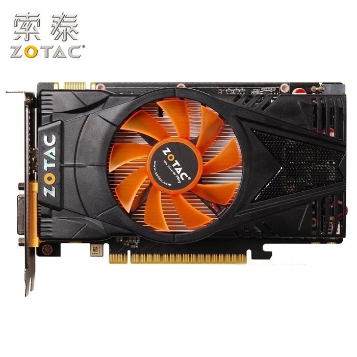 Asli ZOTAC GeForce GTX 550Ti-1GD5 Kartu Grafis Thunder PB untuk