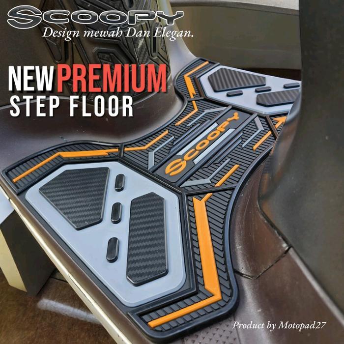 Karpet Scoopy New Ring 17 2017 - 2024 Karpet Pijakan Kaki Scoopy Bahan Premium