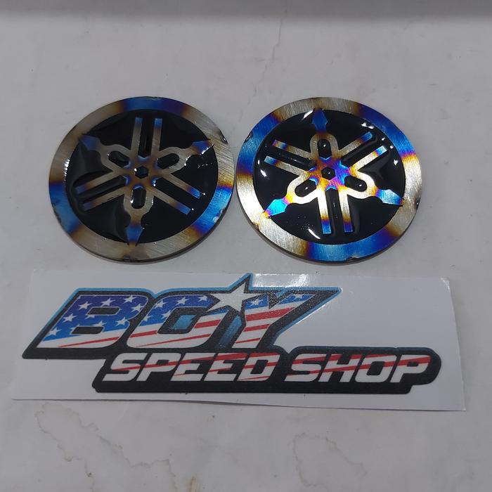 Logo yamaha xmax titanium Burn OSEAN