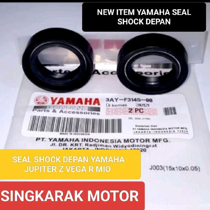 Yamaha Seal Shock Depan untuk Jupiter Z Vega R Mio Soul GT M3 Sporty Smile Kode 3AY-F3145-00 New Ite