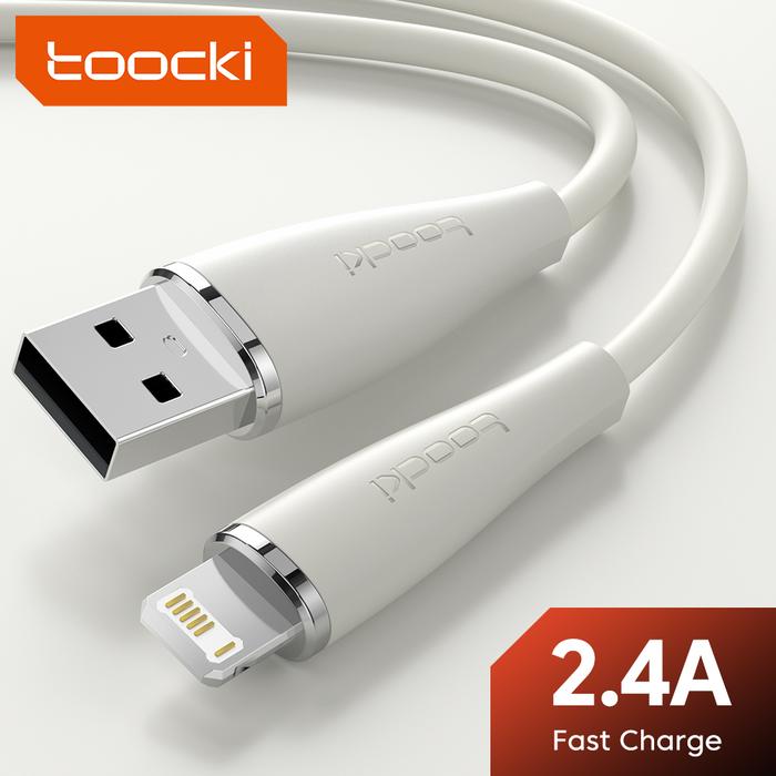 Toocki Fast Charging For iPhone Usb Cable 11 12 13 Pro Max Mini Xs Xr X SE 8 7 6 Plus 6s 5 5s 2.4A W