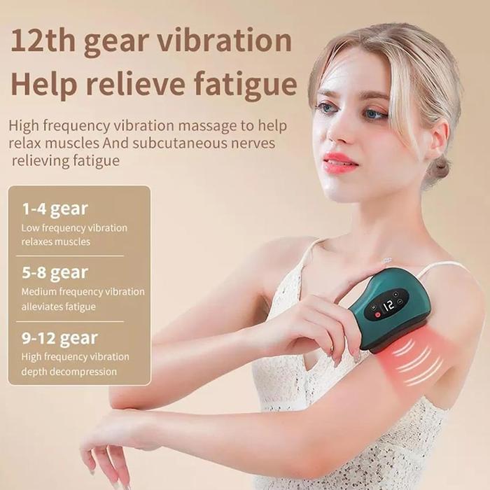 2 in1 Gua Sha Alat Pijat Elektrik Face Massage Electric Massager Gua Sha Face Elektrik Alat Setrika