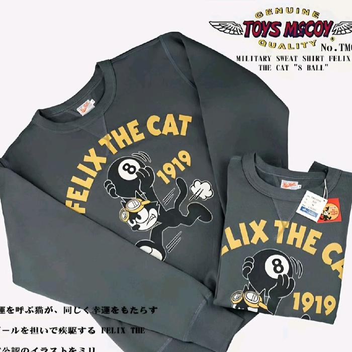 Toys McCoy . Felix The Cat Military Sweet Shirt 8 Ball. Japan