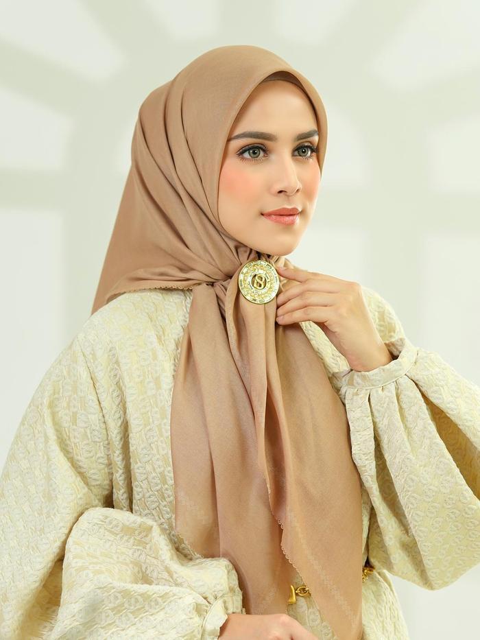 Promo Buttonscarves Today's Scarf - Khaki. COD