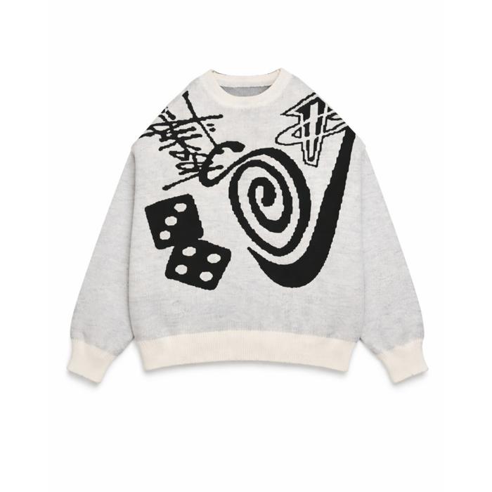Cardigan Knitwear ball 8 -Sweater Rajut Premium Unisex Oversized Akrilik
