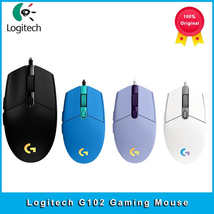 Logitech G102 Lightsync Wired Gaming Mouse Backlit Mechanica Side