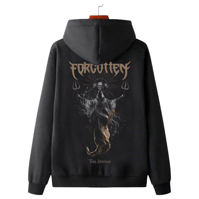 Sweater Forgotten Trias Demonica Hoodie Bahan Cotton Fleece | Ritsleting & Jumper | Pullover & Zippe